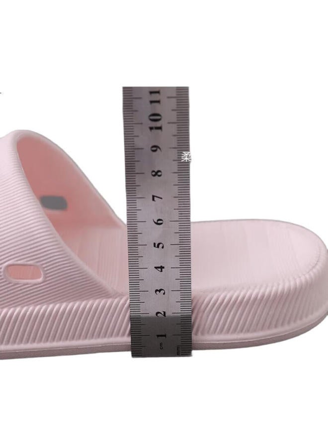 Guoluofei Bathroom Slippers, Men's Indoor And Outdoor Soft-soled, Squishy Feeling, Home Sandals, Women's Home Shower Shoes, Black, Size 36-37 - Image 3