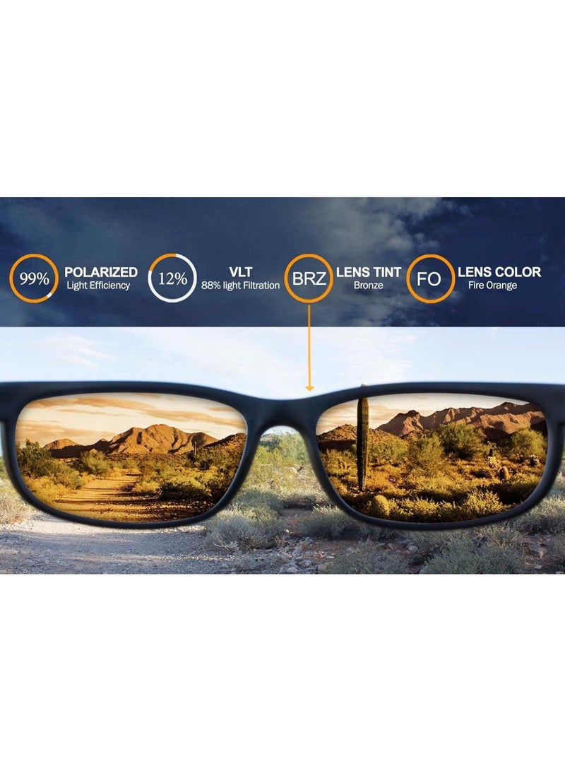 IKON LENSES Polarized Replacement Lenses For Oakley Turbine OO9263 Sunglasses - Image 5