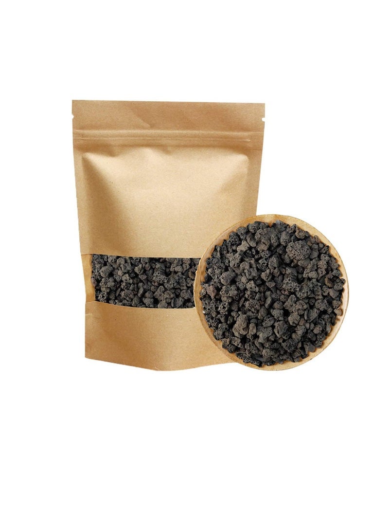 Generic Black Horticultural Lava Rock Soil Additive for Cacti Succulents Plants No Dyes or Chemicals 100% Pure Volcanic Rock 2.2LB Top Dressing  - Image 1