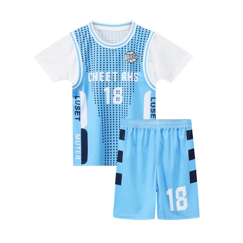 Children'S Basketball Uniform Printed No. 24 Short-Sleeved Suit Jersey Men'S Summer Sports Training Quick-Drying Breathable Jersey - Image 5
