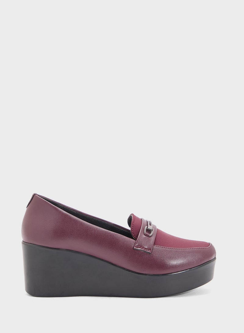 Pink Step Wedged Moccasin  - Image 1