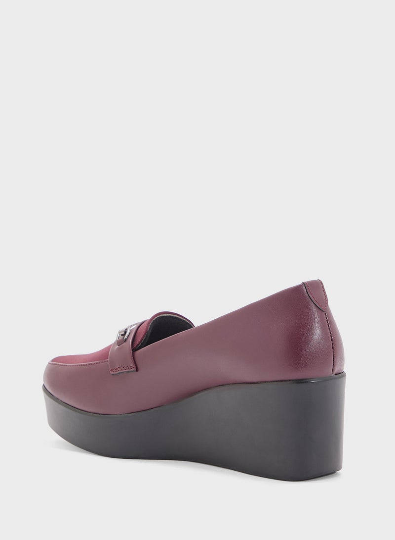 Pink Step Wedged Moccasin  - Image 3