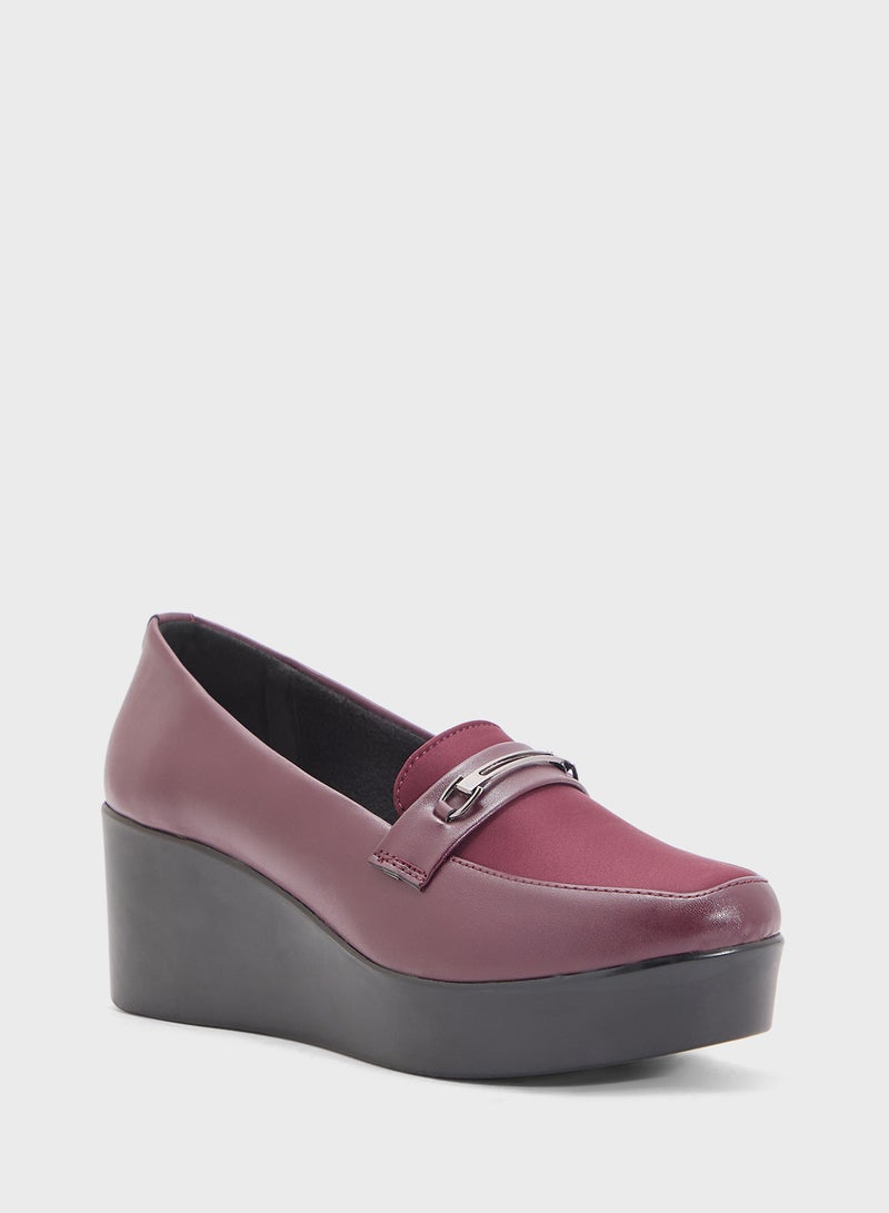 Pink Step Wedged Moccasin  - Image 2