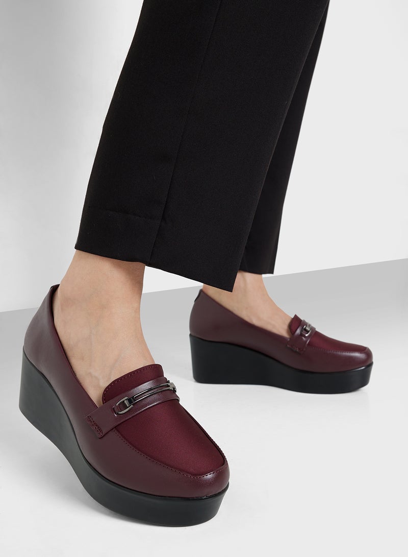 Pink Step Wedged Moccasin  - Image 5
