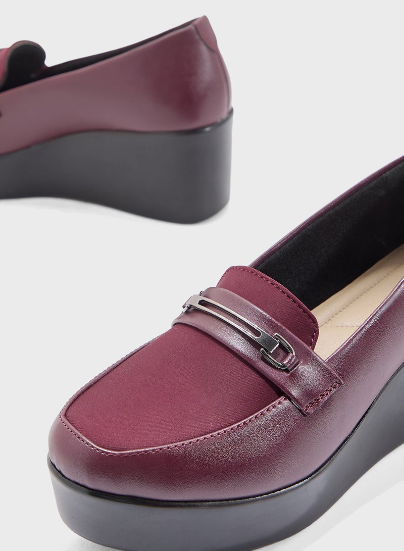 Pink Step Wedged Moccasin  - Image 4