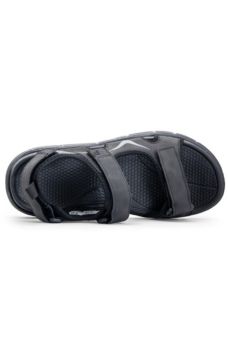 PUCA Sandals For Men | Comfortable Men's Sandals| Phylon Outsole | Anti-Skid | Velcro | Flyby Black - Image 5