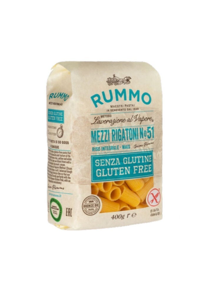 Gluten Free Mezzi Rigatoni Pasta 400g