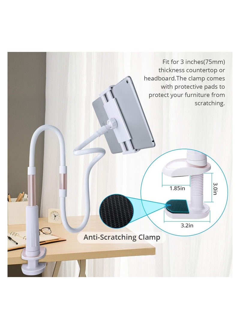 Generic - Flexible Gooseneck Lazy Mobile Phone Tablet Holder Adjustable Bed Desktop Clip Mount Bracket - Image 1