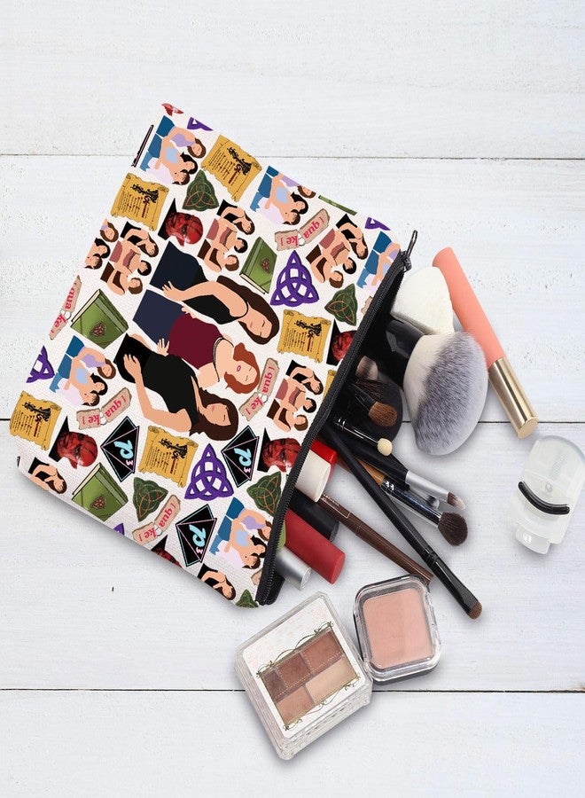G2TUP Prue & Piper Makeup Bag Leo Wyatt & Phoebe Fans Gift Quake Book Shadows Zipper Pouch Bag Prue & Chris Merch (Quake MG) - Image 4