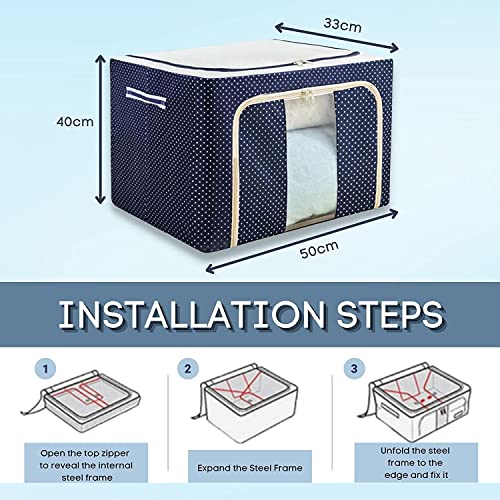 Jig-Tik storage box 66 Litre Cothes space saving heavy quality - Image 5