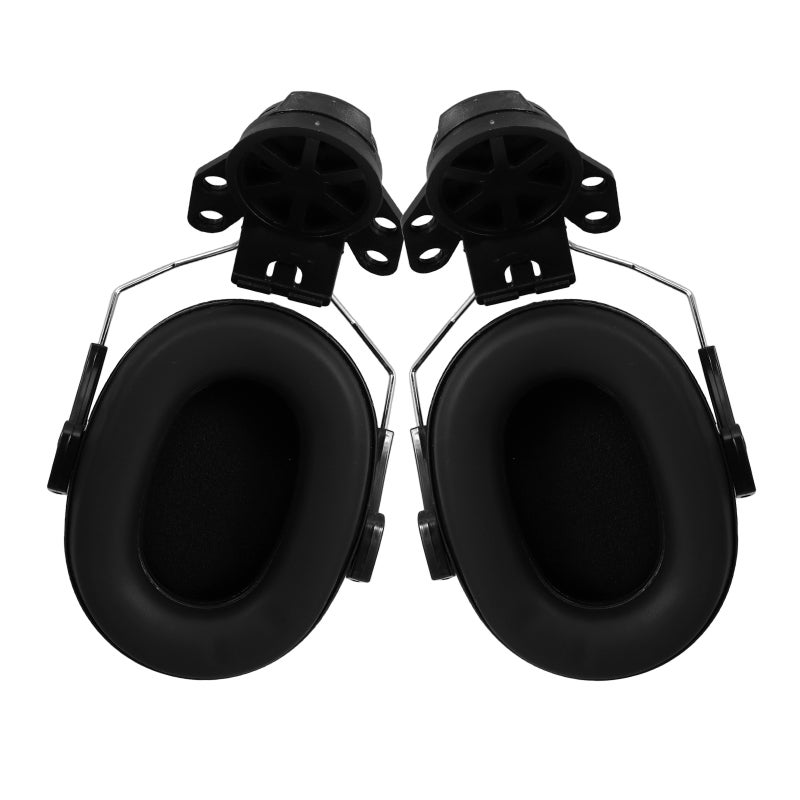 2pcs Noise Cancelling Ear Muffs For Construction Helmet Ideal For Industrial Hearing Reduces Noise For Safe Work Comfortable Fit For Men And Women - Image 5