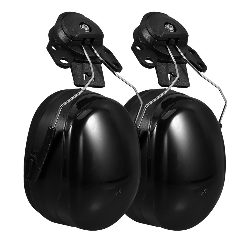 2pcs Noise Cancelling Ear Muffs For Construction Helmet Ideal For Industrial Hearing Reduces Noise For Safe Work Comfortable Fit For Men And Women - Image 4
