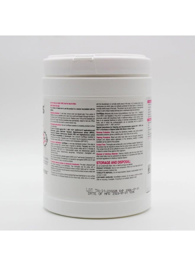 Metrex CaviWipes - Disposable Germicidal Cleaner & Healthcare Disinfecting Wipes, 160 Count - Image 3