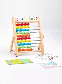 BAYBEE 10 Row Wooden Counting Frame Abacus Toys For Kids With Counting ...