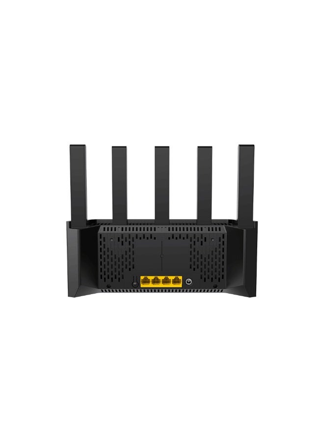 تيندا راوتر TX12L Pro AX3000 مزدوج النطاق جيجابت واي فاي 6، سرعة إنترنت عالية 2976 ميجابت في الثانية، 5 هوائيات عالية الكسب، MU-MIMO و OFDMA، عرض نطاق 160 ميجاهرتز، 1×WAN + 3×LAN، دعم الشبكات المتداخلة - Image 2