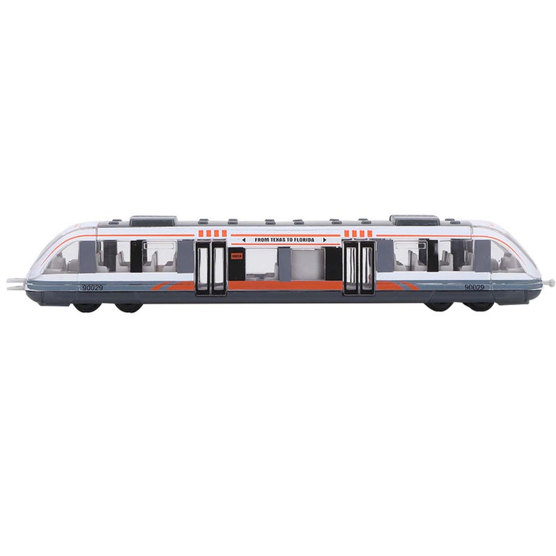 Children Educational Toys Simulation Alloy Train Model Car Toy Birthday Gift for Kids (White) - Image 1