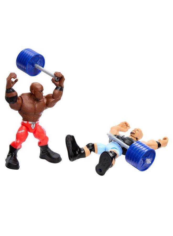 WWE Knuckles Crunchers 10 cm Figure Bobby Lashley + Accessory - Image 3