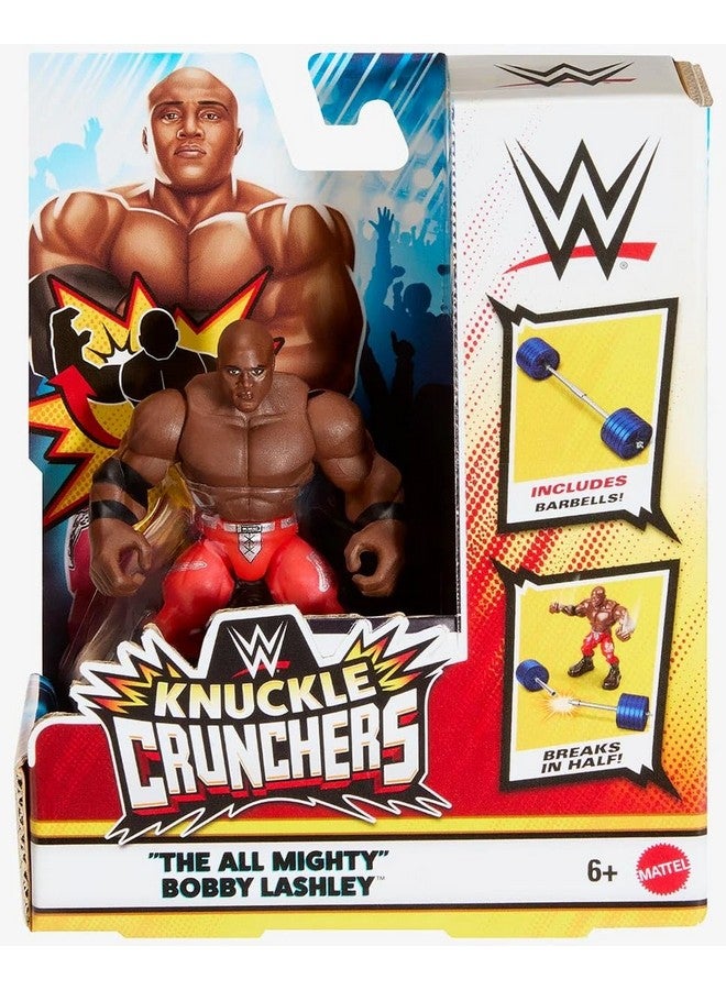 WWE Knuckles Crunchers 10 cm Figure Bobby Lashley + Accessory - Image 1