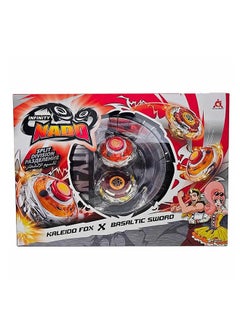 Infinity Nado Infinity Nado Split Series Kaleido Fox & Basaltic Sword Spinning Tops Set  - Image 1