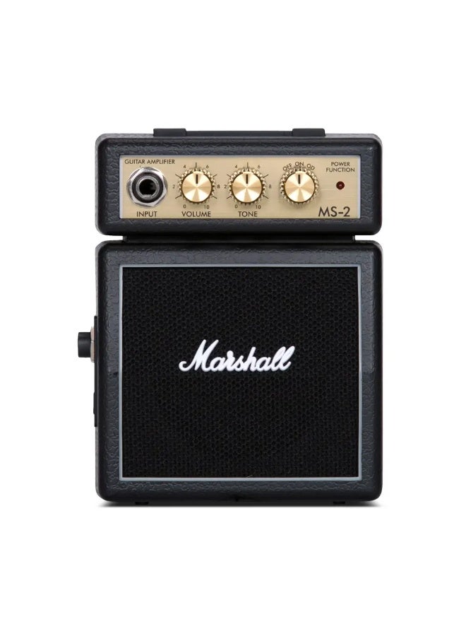 Marshall مارشال MS-2 مضخم صوت ميكرو يعمل بالبطارية بقوة 1 واط - أسود - Image 1