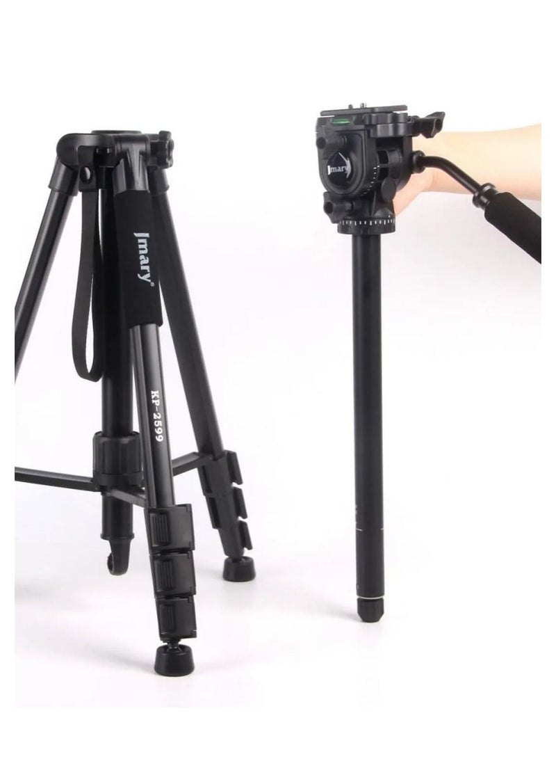 Jmary Kp-2599 Professional Aluminium Tripod For DSLR - Image 1