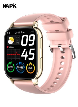 WAPIK-P5S-Gold dial + pink strap