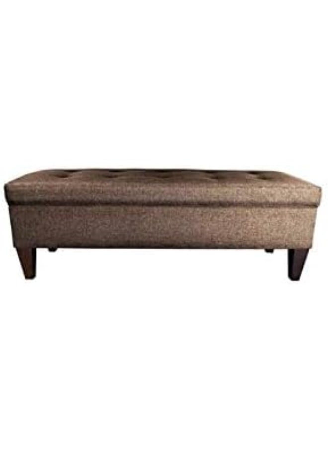 R2R FURNITURE - Tufted Bench Large, Brown - Image 1