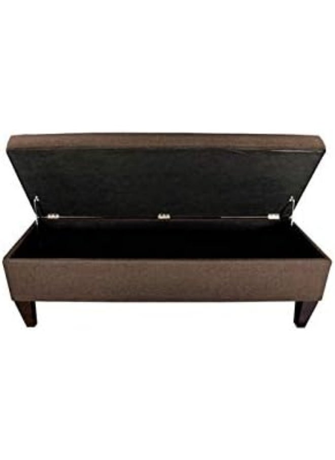 R2R FURNITURE - Tufted Bench Large, Brown - Image 1