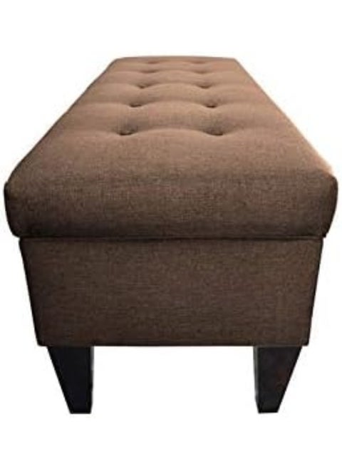 Tufted Bench Large, Brown