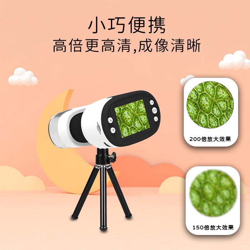 Factory Specializes In Children'S Microscope Portable Handheld Microscope For Junior High School And Primary School Students To See Bacteria - Image 2