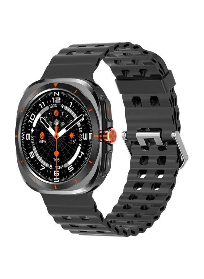 Smart Watch GT7ultra，Exercise Smartwatch，Waterproof Fitness Watch，Bluetooth Calling，Compatible with Androd and IOS，IPS Display，Heart Rate Moitoring，Black - Image 1