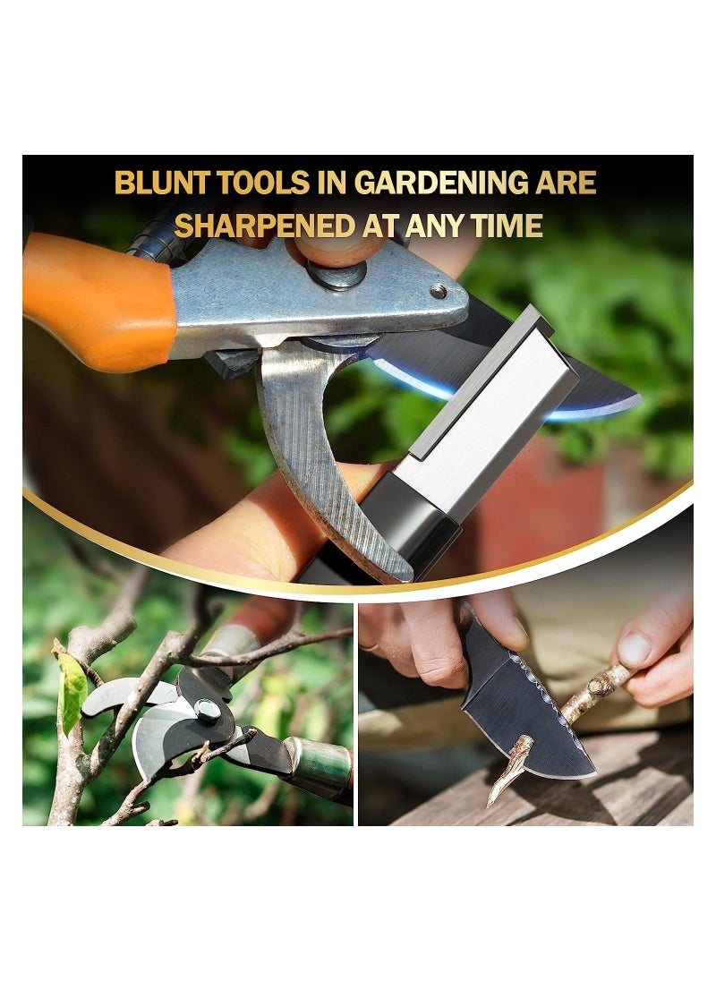 KASTWAVE - Garden Tool Blade Sharpener, Pocket Speedy Sharp Scissors Sharpener for Pruning Shears, Hedge Scissors, Clippers, Pocket Knives, Axe, Machete - Image 1