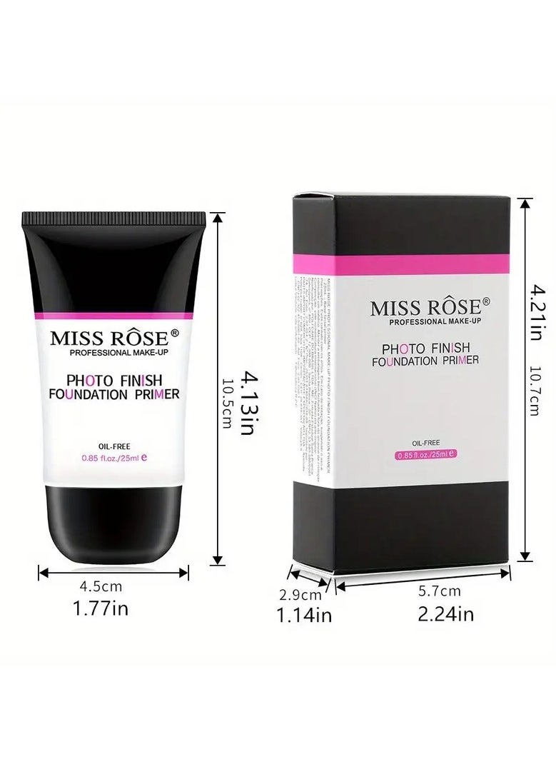 Professional Photo Finish Foundation Primer – Oil-Free, Pore-Blurring Makeup Base for Smooth, Long-Lasting Wear