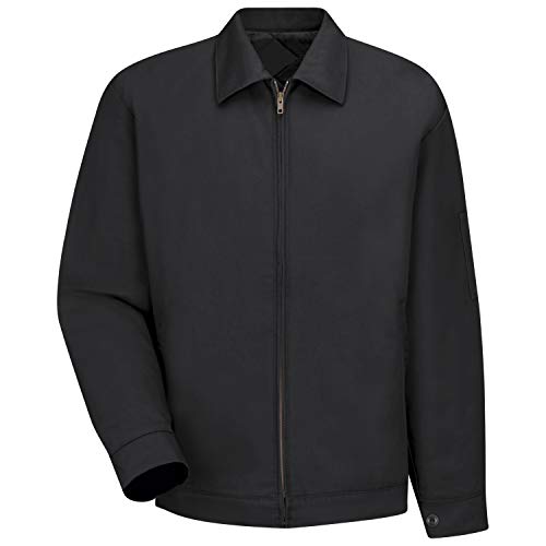 Red Kap Men's Slash Pocket Quilt-Lined Jacket, Black, 2X-Large - Image 3