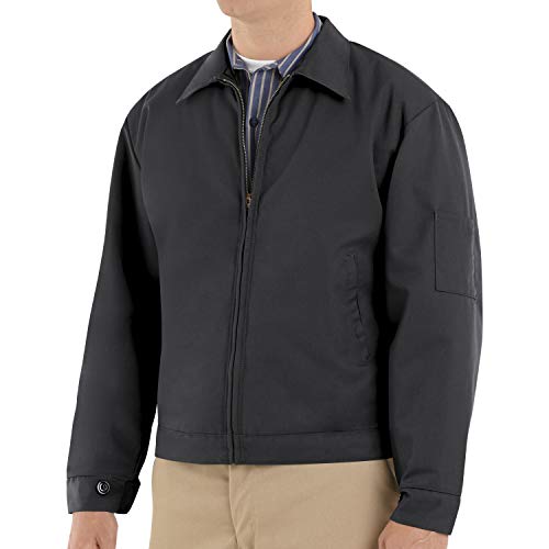 Red Kap Men's Slash Pocket Quilt-Lined Jacket, Black, 2X-Large - Image 5