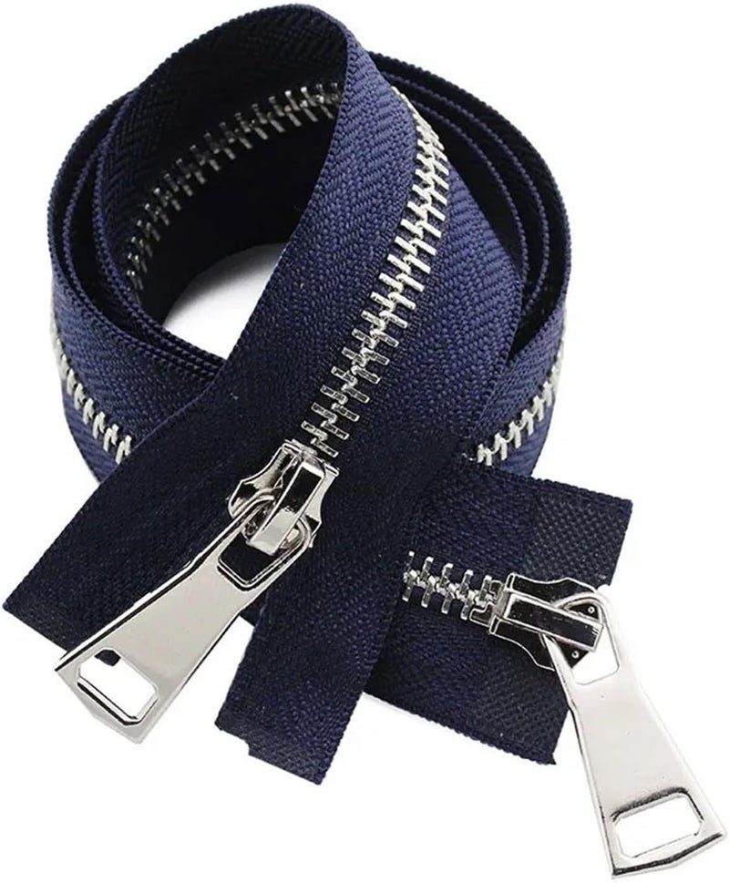 Zips， two way zip，zip for jacket，heavy duty zip，Two Way Zip Zipper Double Slider Two-Way Zips Open End for DIY Handmake Sewing Coat Clothing Tailor Repair Accessories Tool Heavyweight (Color : 6, Size - Image 5
