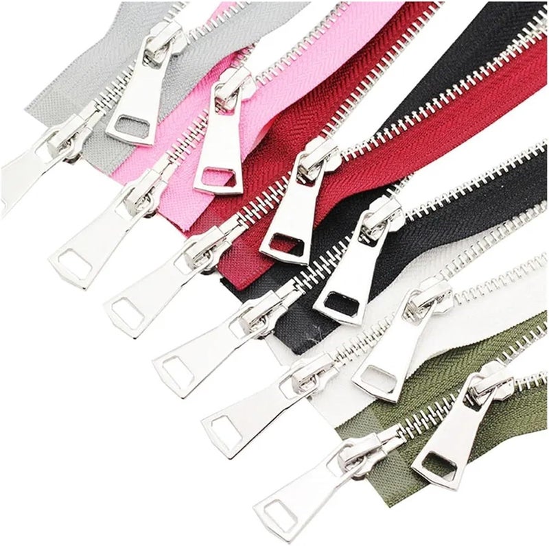 Zips， two way zip，zip for jacket，heavy duty zip，Two Way Zip Zipper Double Slider Two-Way Zips Open End for DIY Handmake Sewing Coat Clothing Tailor Repair Accessories Tool Heavyweight (Color : 6, Size - Image 2