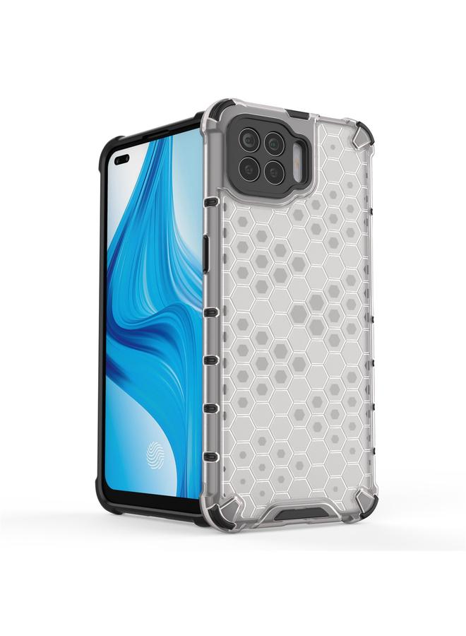 S-TOP Case For OPPO Reno4 Lite Shockproof Honeycomb PC + TPU Case - Image 4