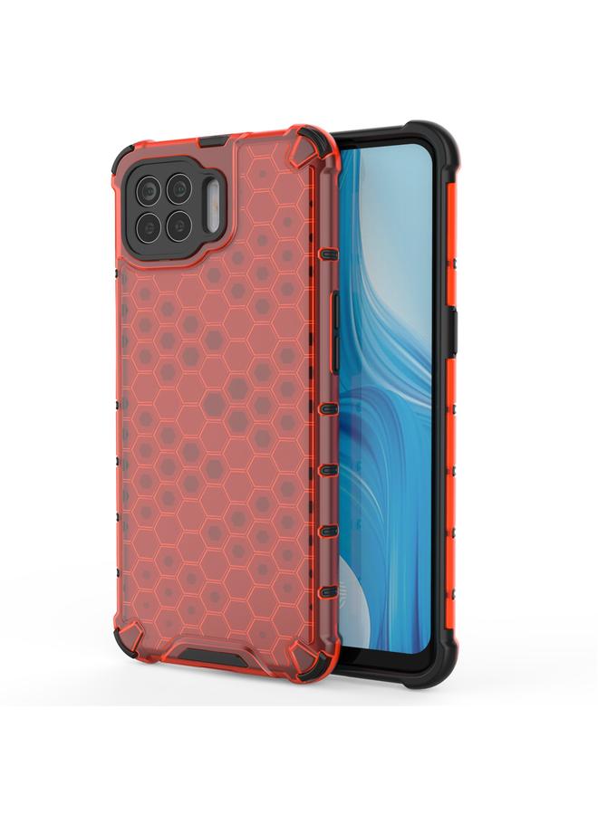 S-TOP Case For OPPO Reno4 Lite Shockproof Honeycomb PC + TPU Case - Image 1