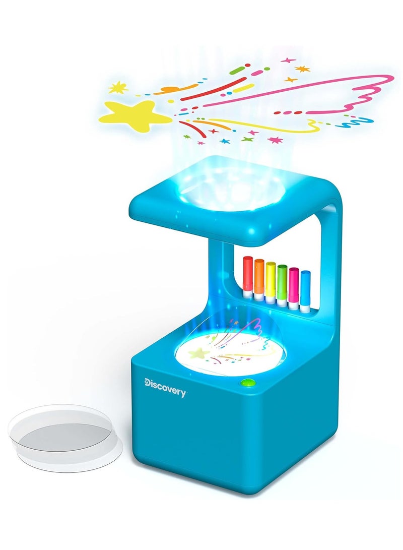 Discovery Kids Wall And Ceiling Doodle Sketch Projector Light Art Station With Six Colour Markers - Image 2