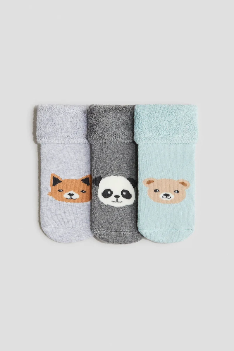 H&M 3-pack terry socks