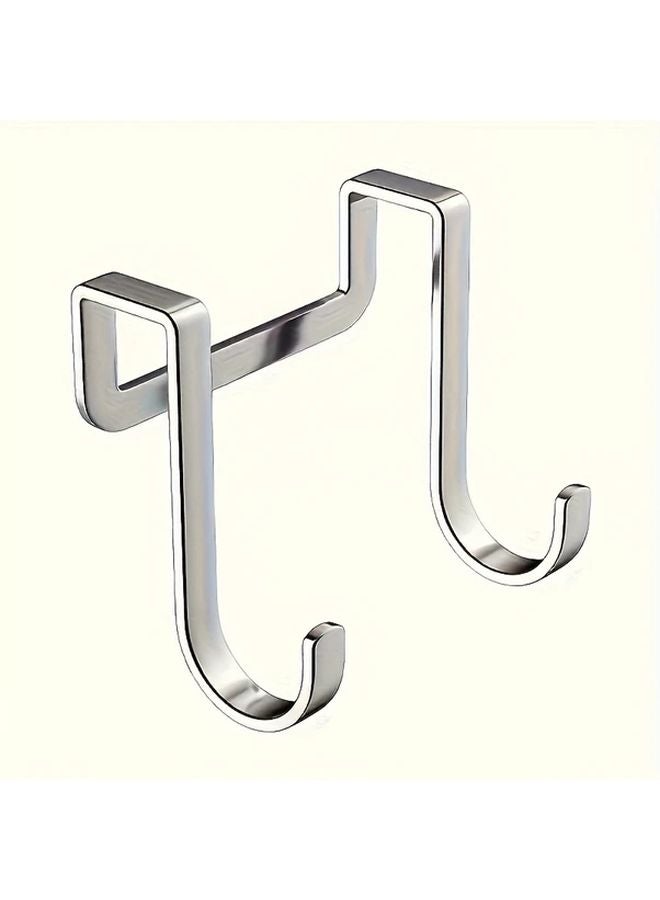 5pcs Stainless Steel S Hooks High Strength No Drill Utility Hangers For Kitchen Storage - Image 4