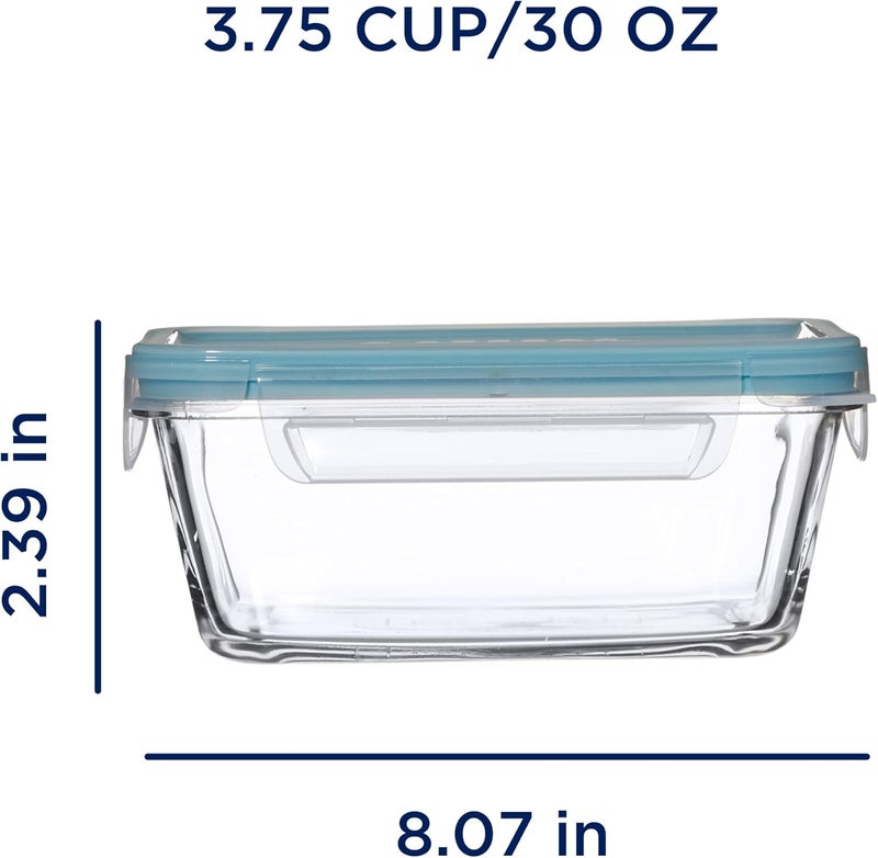 Anchor Hocking, Food Storage Container With TrueLock Locking Lid-(13967) 887ml, Rectangle - Image 4
