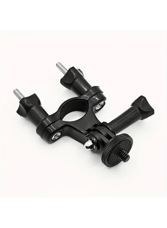 Universal Aluminum Alloy Bicycle Handlebar Mount with 1 4 Tripod Adapter for Action Cameras - Image 4