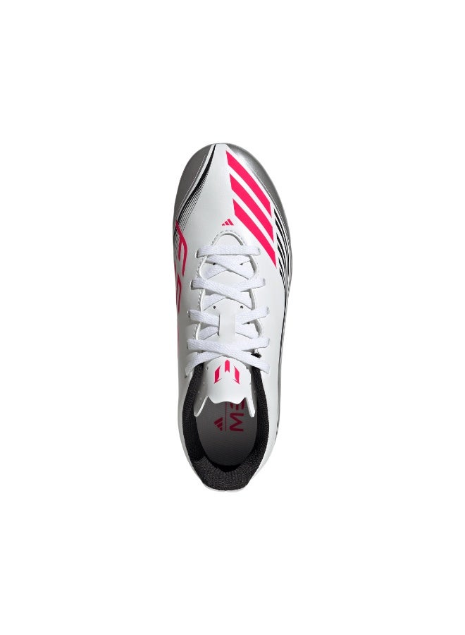 Adidas F50 Messi Club Firm/Multi-Ground Boots Kids - White/Lucid Red - Image 2
