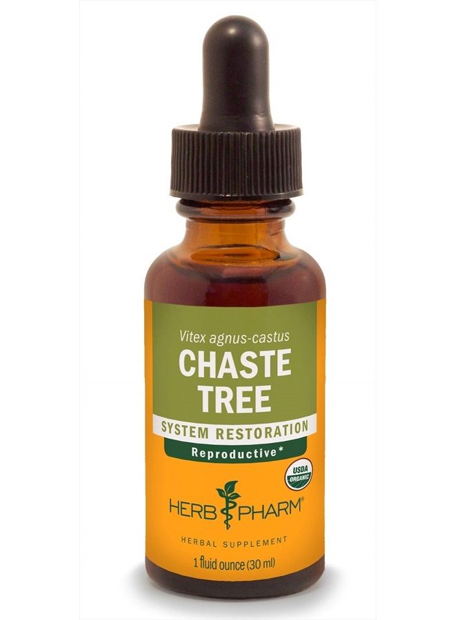 HERB PHARM Chaste Tree Liquid Extract for Female Reproductive System Support - 1 Ounce (DCHASTE01) - Image 1