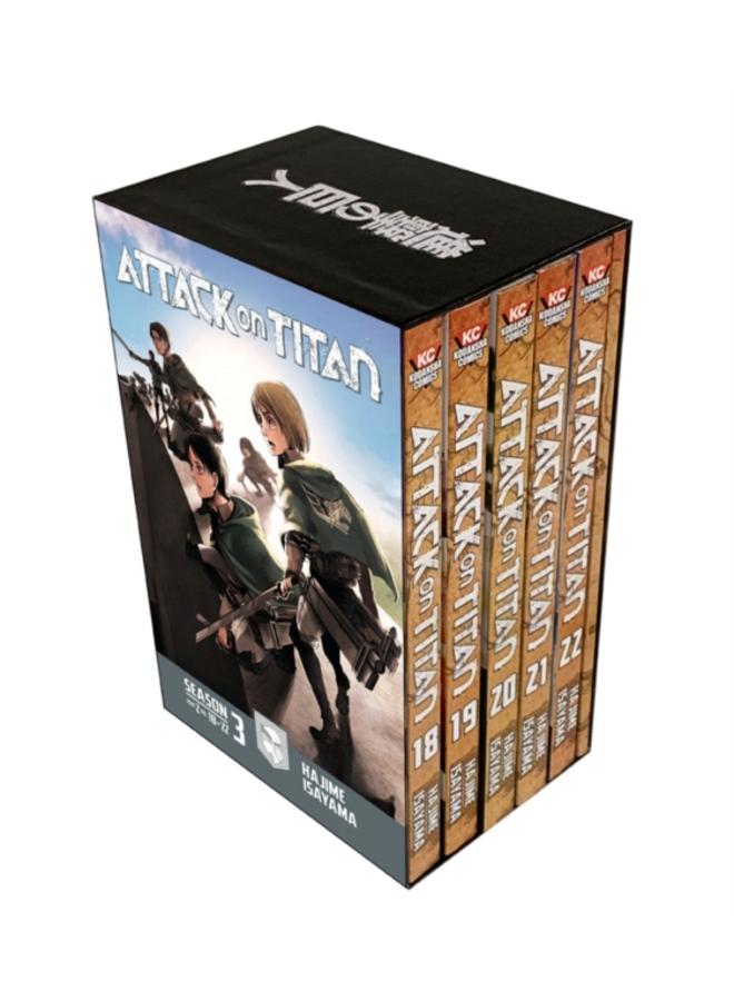 Attack On Titan Season 3 Part 2 Manga Box Set 