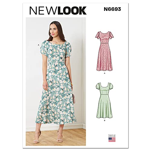 New Look Misses Dress Sewing Pattern Kit Code N6693 Sizes 46810121416