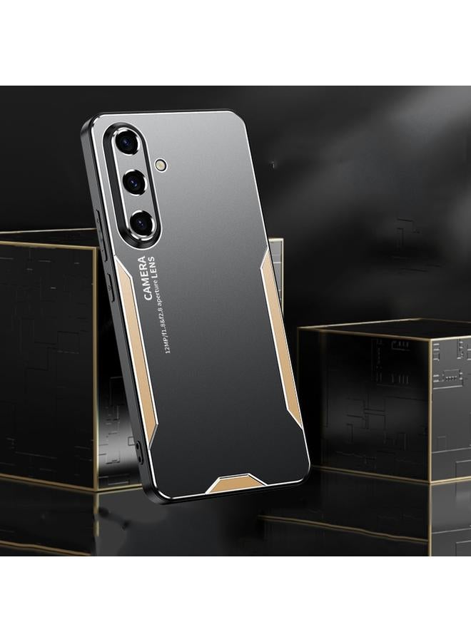 erorex Case For Samsung Galaxy S25 5G Blade Series TPU Hybrid Metal Phone Case - Image 3