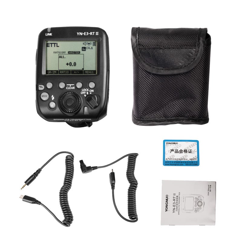 YONGNUO YN-E3-RT II E3-RT II E3RT II Flash Trigger, TTL Flash Speedlite Wireless Transmitter, for Canon ST-E3-RT, 600EX-RT(II), YONGNUO YN968EX-RT, YN600EX-RT(II), YN686EX-RT, YNE3-RX - Image 3